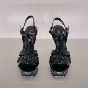 YSL TRIBUTE PLATFORM IN PATENT LEATHER